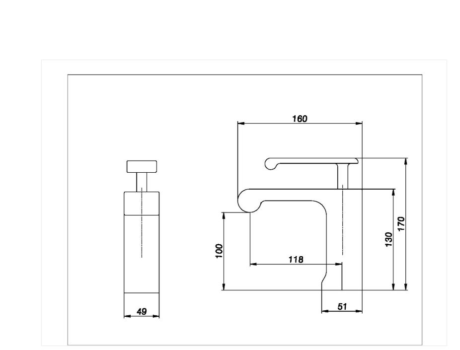 AALTO Single-Lever Basin Mixer 9042CH ( CHROME ) / FREE EXPRESS DELIVERY - Image 3