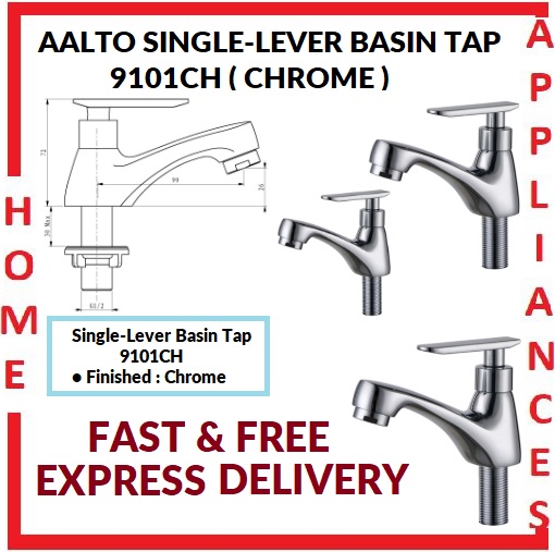 AALTO SINGLE-LEVER BASIN TAP 9101CH ( CHROME ) / FREE EXPRESS DELIVERY