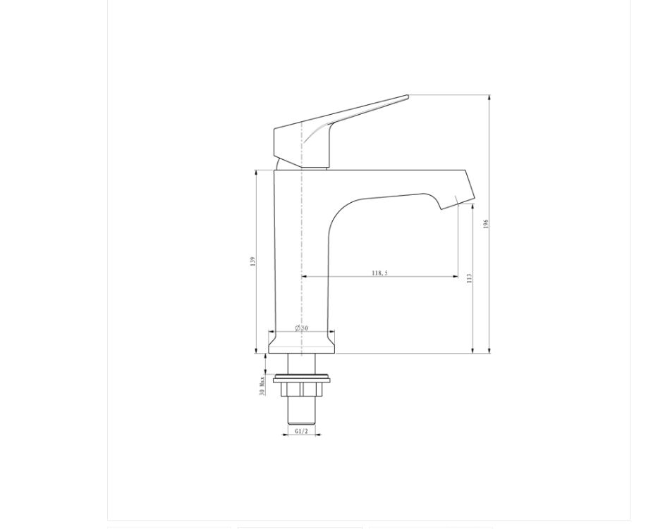 AALTO SINGLE-LEVER BASIN TAP 9212B ( MATTE BLACK ) / FREE EXPRESS DELIVERY - Image 3