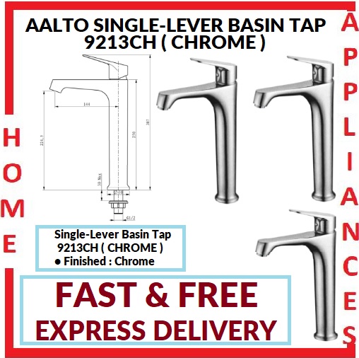 AALTO SINGLE-LEVER BASIN TAP 9213CH ( CHROME ) / FREE EXPRESS DELIVERY
