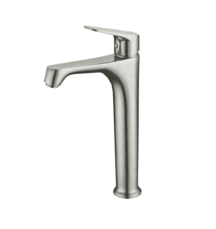 AALTO Single-Lever Basin Tap 9213S ( BRUSHED STEEL ) / FREE EXPRESS DELIVERY - Image 2