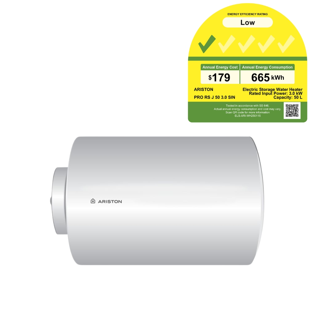 ARISTON PRO RS J 50 STORAGE WATER HEATER ( 50 LITERS ) / FREE EXPRESS DELIVERY - Image 7