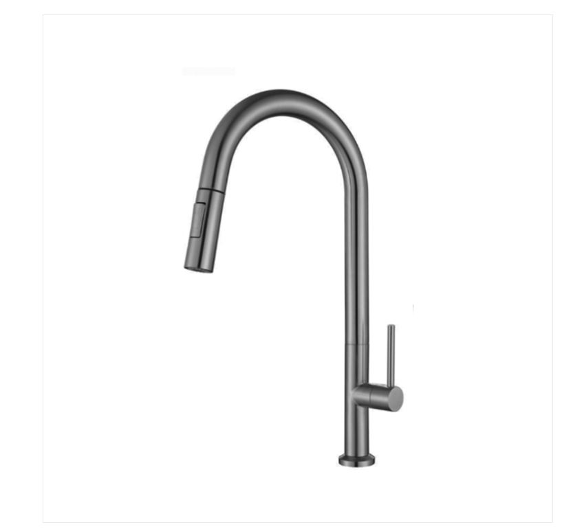 AALTO Single-Lever Kitchen Sink Tap (Pull-out) 10119GM ( GUN METAL ) / FREE EXPRESS DELIVERY - Image 3