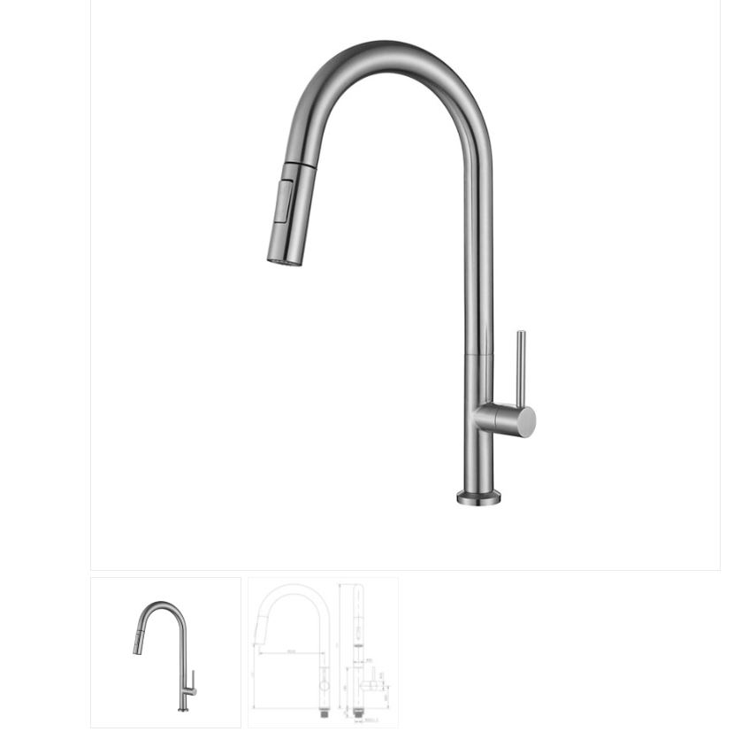 AALTO Single-Lever Kitchen Sink Tap (Pull-out) 10119M / FREE EXPRESS DELIVERY - Image 3