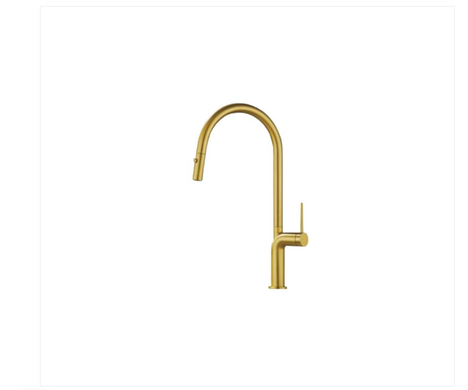 AALTO Single-Lever Sink Mixer (Pull-Out) ST51109LMG ( MATTE GOLD ) / FREE EXPRESS DELIVERY - Image 2