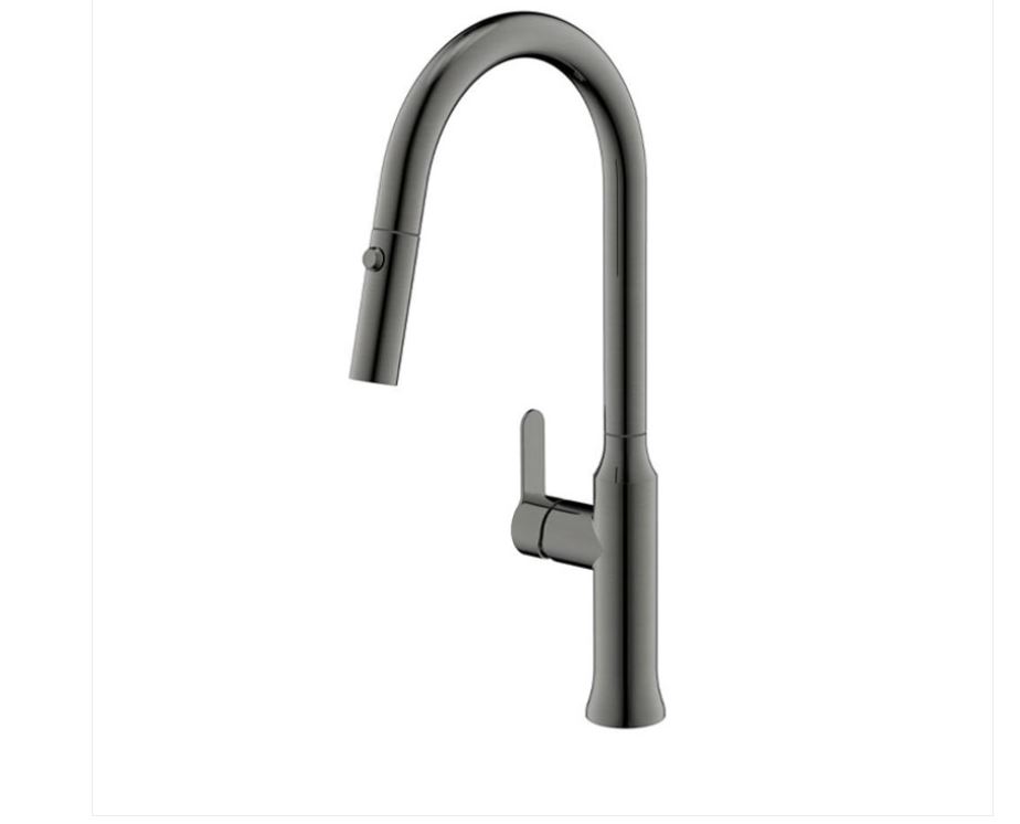 AALTO Single-Lever Sink Mixer (Pull-Out) 5156GM ( GUN METAL ) / FREE EXPRESS DELIVERY - Image 2