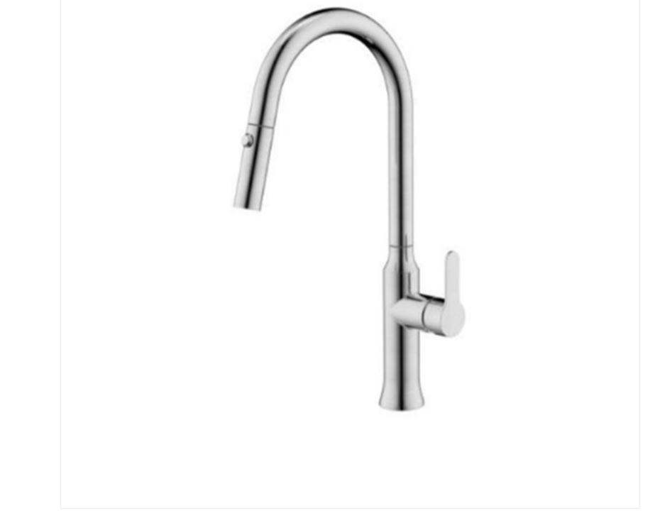 AALTO Single-Lever Sink Mixer (Pull-Out) 5156M ( BRUSHED STEEL ) / FREE EXPRESS DELIVERY - Image 2