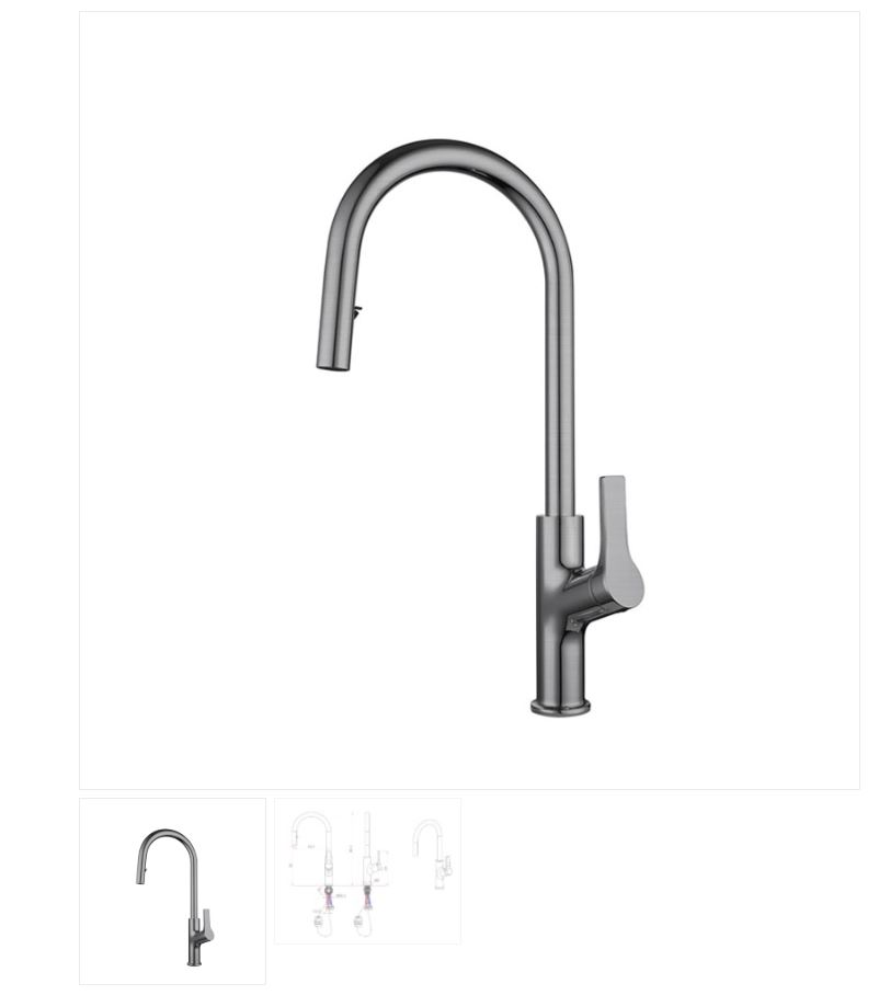 AALTO Single-Lever Sink Mixer 552M ( BRUSHED STEEL ) / FREE EXPRESS DELIVERY - Image 5