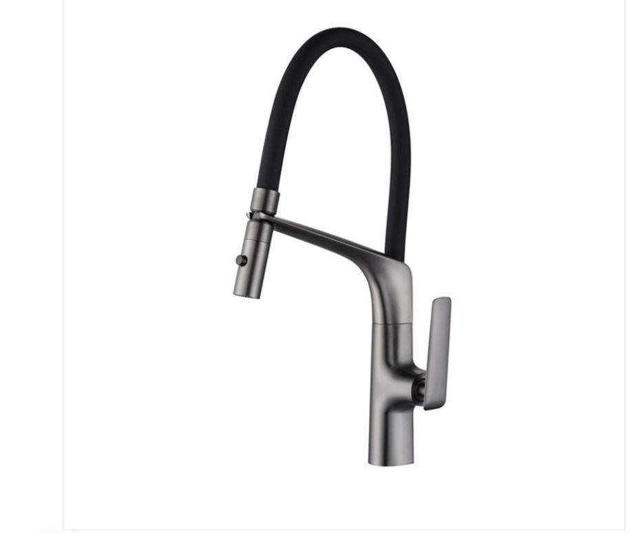 AALTO Single-Lever Sink Mixer (Pull-Out) 9099GM ( GUN METAL ) / FREE EXPRESS DELIVERY - Image 2
