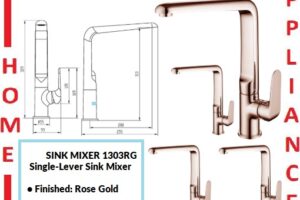 AALTO Single-Lever Sink Mixer 1303RG ( Rose Gold ) / FREE EXPRESS DELIVERY
