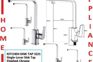 AALTO Single-Lever Kitchen Sink Tap 3221 ( Chrome ) / FREE EXPRESS DELIVERY