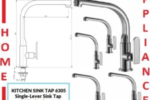AALTO Single-Lever Kitchen Sink Tap 6305 ( Chrome ) / FREE EXPRESS DELIVERY