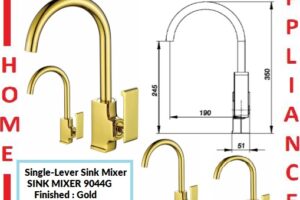 AALTO Single-Lever Sink Mixer 9044G (Gold) / FREE EXPRESS DELIVERY