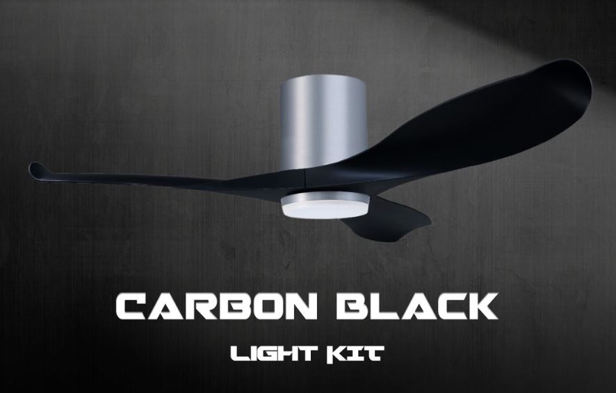 POINT ONE Blizzard ( 38" , 43" , 52" ) VSPEC-IV Smart Ceiling Fan With Aluminum Silver Cylinder , Optional Light Kit / FREE EXPRESS DELIVERY - Image 10