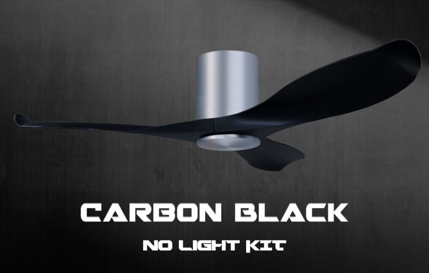 POINT ONE Blizzard ( 38" , 43" , 52" ) VSPEC-IV Smart Ceiling Fan With Aluminum Silver Cylinder , Optional Light Kit / FREE EXPRESS DELIVERY - Image 2