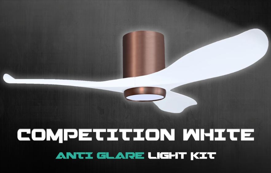 POINT ONE Blizzard ( 38" , 43" , 52" ) VSPEC-IV Smart Ceiling Fan With Copper Bronze Cylinder , Optional Light KIt / FREE EXPRESS DELIVERY - Image 4
