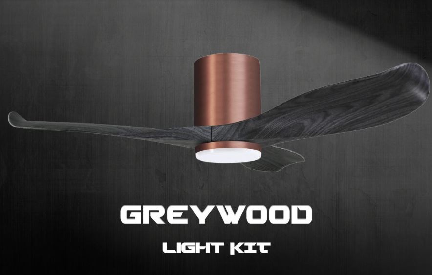 POINT ONE Blizzard ( 38" , 43" , 52" ) VSPEC-IV Smart Ceiling Fan With Copper Bronze Cylinder , Optional Light KIt / FREE EXPRESS DELIVERY - Image 10