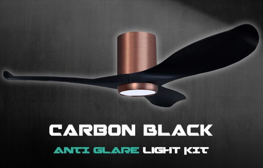 POINT ONE Blizzard ( 38" , 43" , 52" ) VSPEC-IV Smart Ceiling Fan With Copper Bronze Cylinder , Optional Light KIt / FREE EXPRESS DELIVERY - Image 6