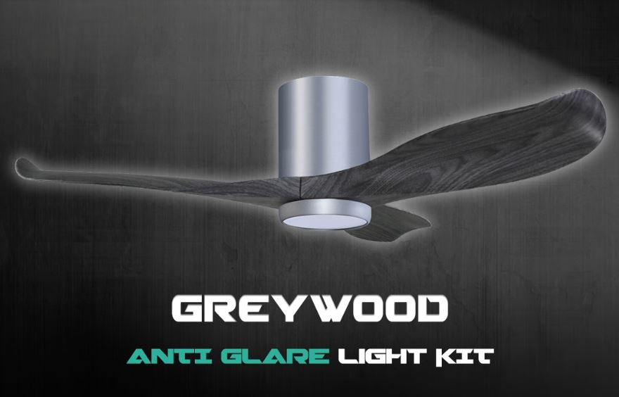 POINT ONE Blizzard ( 38" , 43" , 52" ) VSPEC-IV Smart Ceiling Fan With Galaxy Grey Cylinder , Optional Light Kit / FREE EXPRESS DELIVERY - Image 4