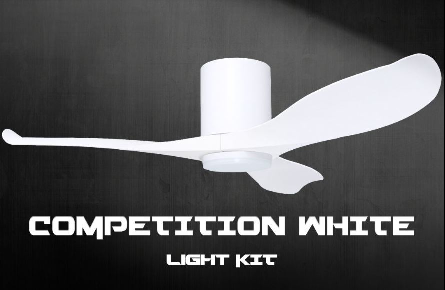 POINT ONE Blizzard ( 38" , 43" , 52" ) VSPEC-IV Smart Ceiling Fan With Competition White Cylinder , Optional Light Kit / FREE EXPRESS DELIVERY - Image 9