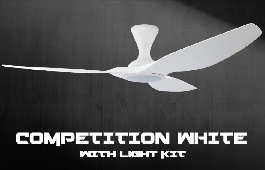 POINT ONE Cyclone ( 46" , 52" , 62" ) VSPEC-IV RS Smart Ceiling Fan With Competition White Cylinder , Optional Light Kit / FREE EXPRESS DELIVERY - Image 5