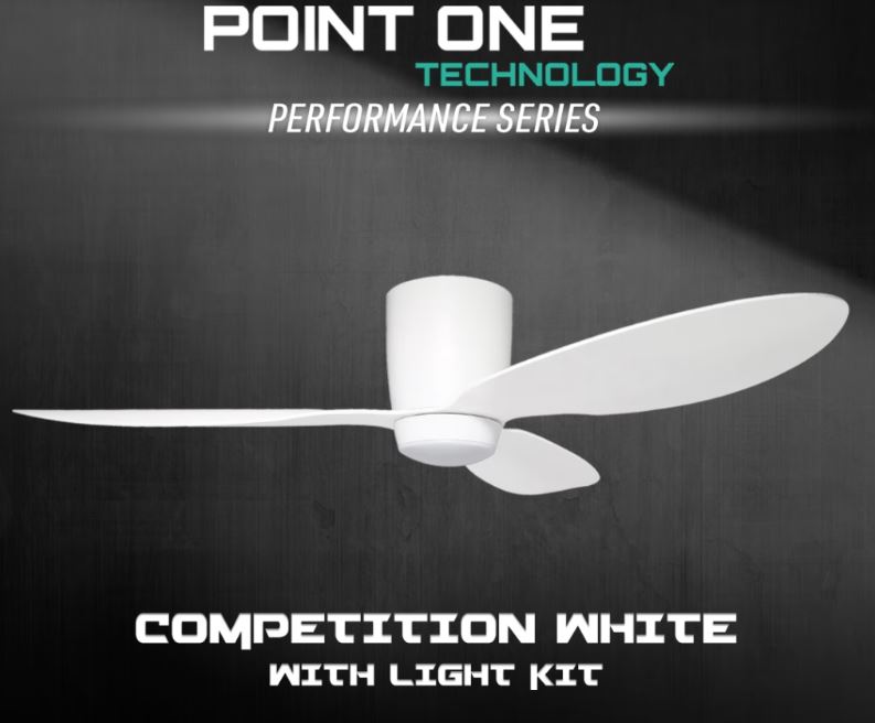 POINT ONE F63 ( 42" , 52" ) Smart Ceiling Fan With Competition White Cylinder / FREE EXPRESS DELIVERY - Image 3