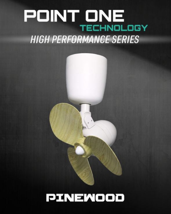 POINT ONE Storm ( 16" ) VSPEC-IV Dual-axis Corner Fan With Competition White Cylinder / FREE EXPRESS DELIVERY - Image 4