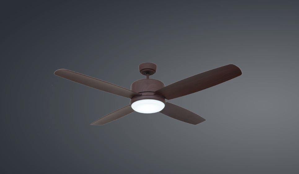 ELMARK LMD 34 52" ABS Blade Ceiling Fan With DC MOTOR , 6 Speed reversible , 24W LED LIGHT / FREE EXPRESS DELIVERY - Image 3