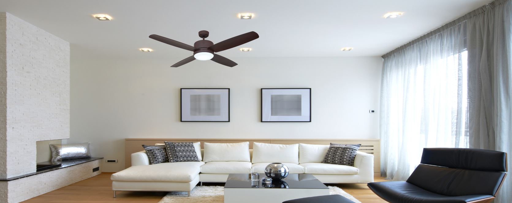 ELMARK LMD 34 52" ABS Blade Ceiling Fan With DC MOTOR , 6 Speed reversible , 24W LED LIGHT / FREE EXPRESS DELIVERY - Image 4