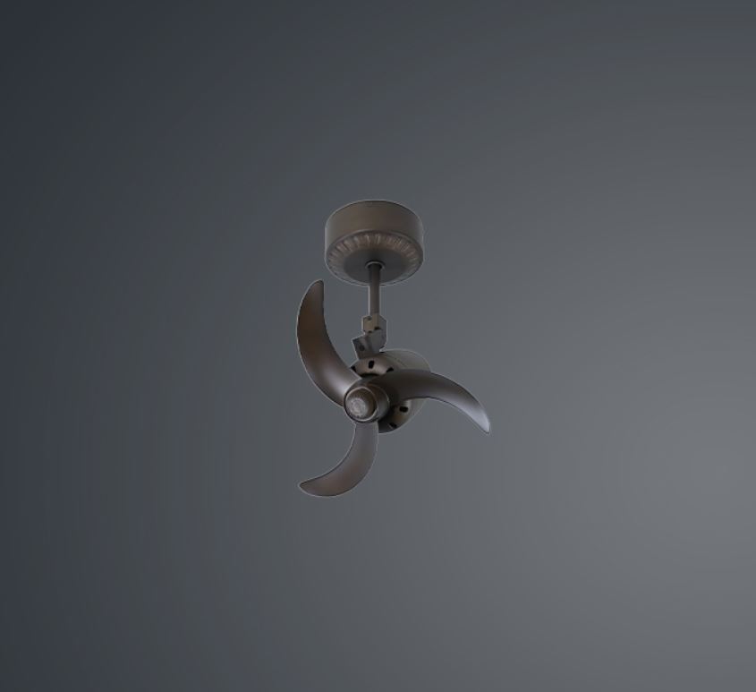 POINT ONE NMD 44 18" ABS Blade Ceiling Fan With AC MOTOR , 3 ABS blades , 3 Adjustable angles / FREE EXPRESS DELIVERY - Image 4