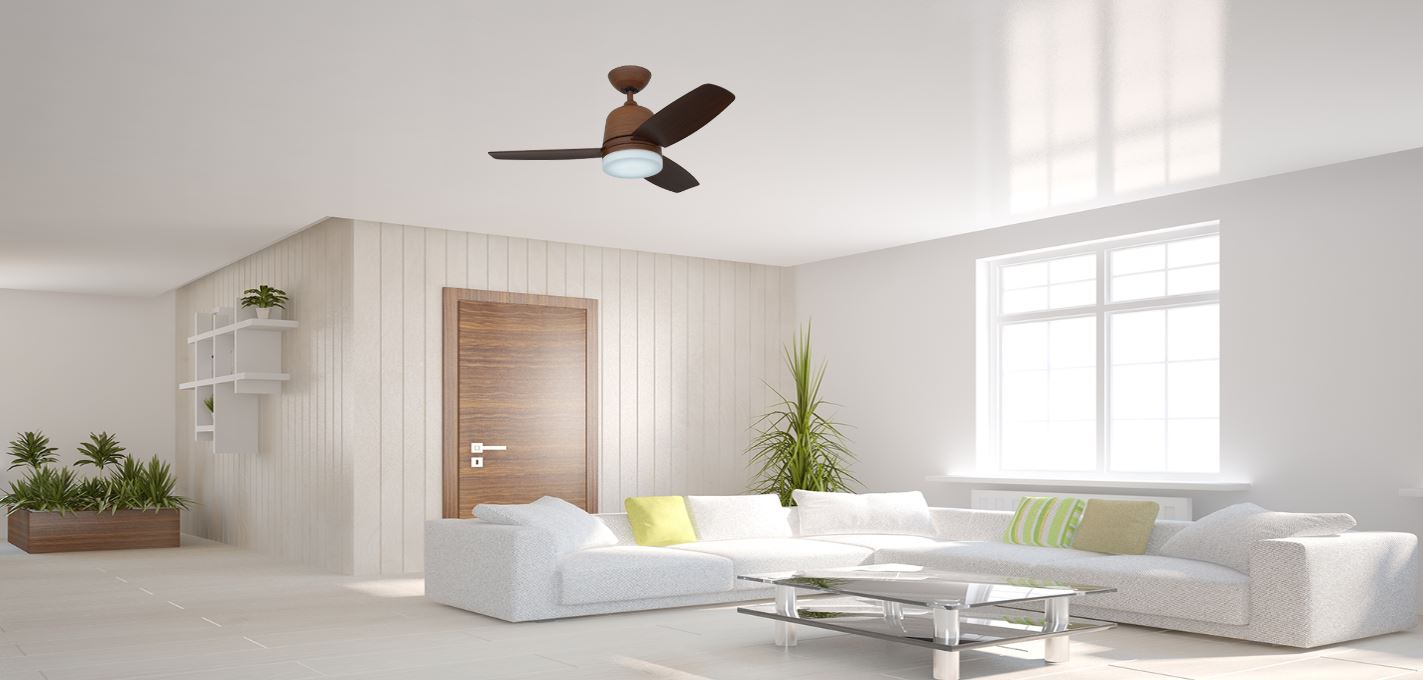 POINT ONE NMD 45 ( 36" , 48" ) ABS Blade Ceiling Fan With DC MOTOR , 6 Speed reversible , 3 ABS blades , Optional Light Kit / FREE EXPRESS DELIVERY - Image 4