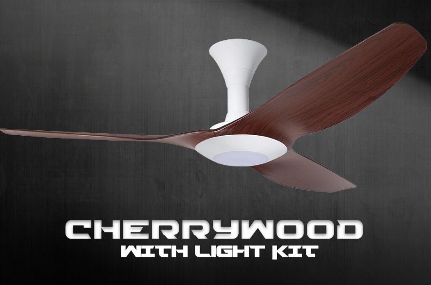 POINT ONE Vortex ( 46" , 52" ) VSPEC-IV RS TYPE-II Smart Ceiling Fan With Competition White Cylinder , Optional Light Kit (add $80) / FREE EXPRESS DELIVERY - Image 4