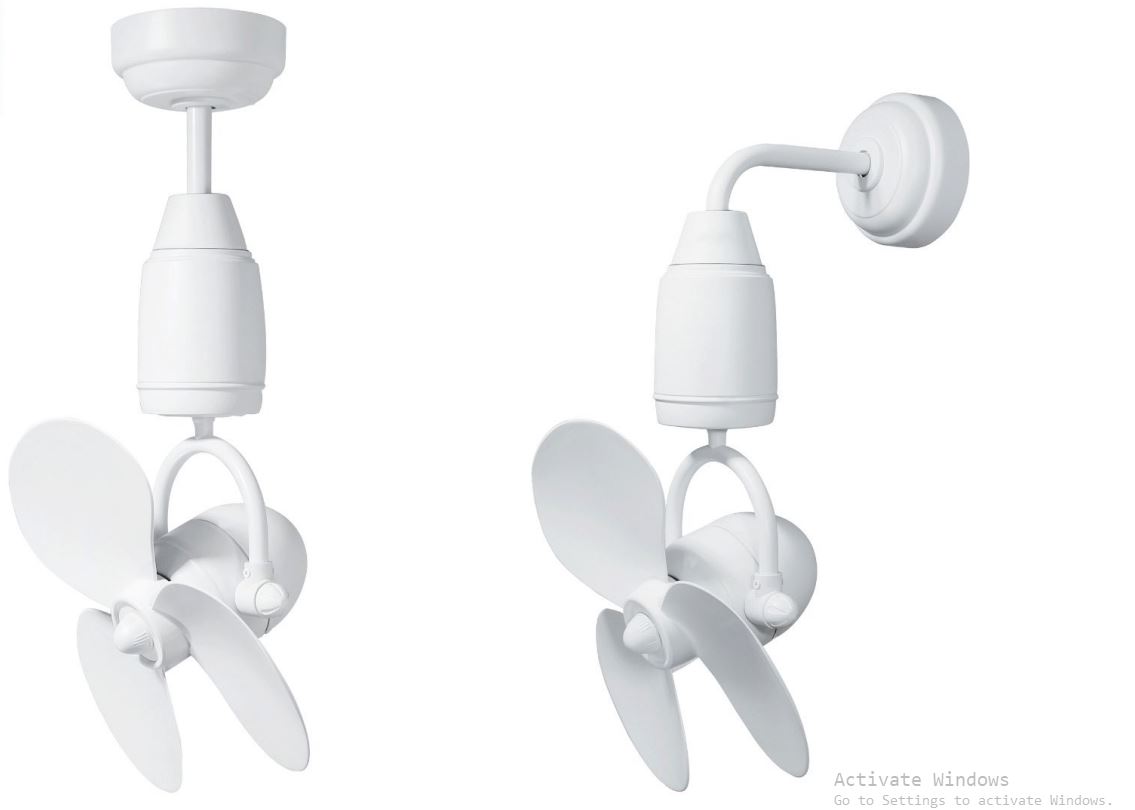 POINT ONE Z63 ( 16" ) Corner Fan (Wall or Ceiling Mount) With Carbon Black Cylinder / FREE EXPRESS DELIVERY - Image 3