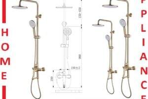 AALTO Single-Lever 3 Way Rain-Shower Mixer 1357MG / FREE EXPRESS DELIVERY