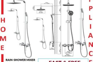 AALTO Single-Lever Rain-Shower Mixer 2706 ( Chrome ) / FREE EXPRESS DELIVERY