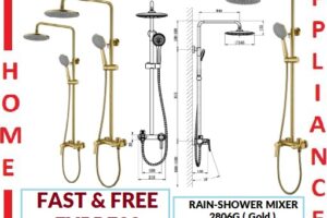 AALTO Single-Lever Rain-Shower Mixer 2806G ( GOLD ) / FREE EXPRESS DELIVERY