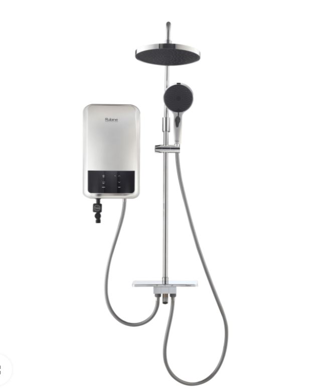 RUBINE INSTANT WATER HEATER ET-123-MS (Metallic Silver) With DC Pump / FREE EXPRESS DELIVERY - Image 7