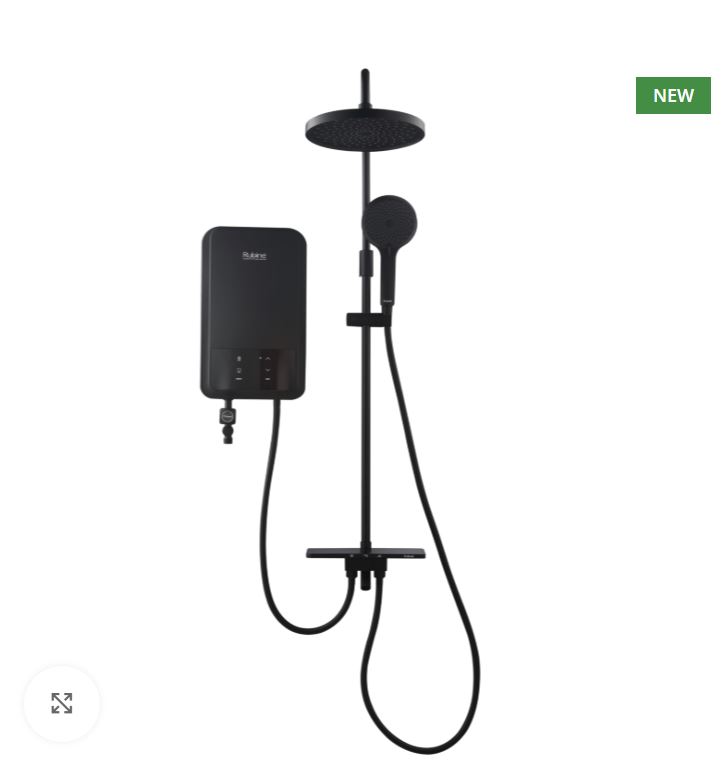RUBINE INSTANT WATER HEATER ET-123-MB (Matte Black) With DC Pump / FREE EXPRESS DELIVERY - Image 9