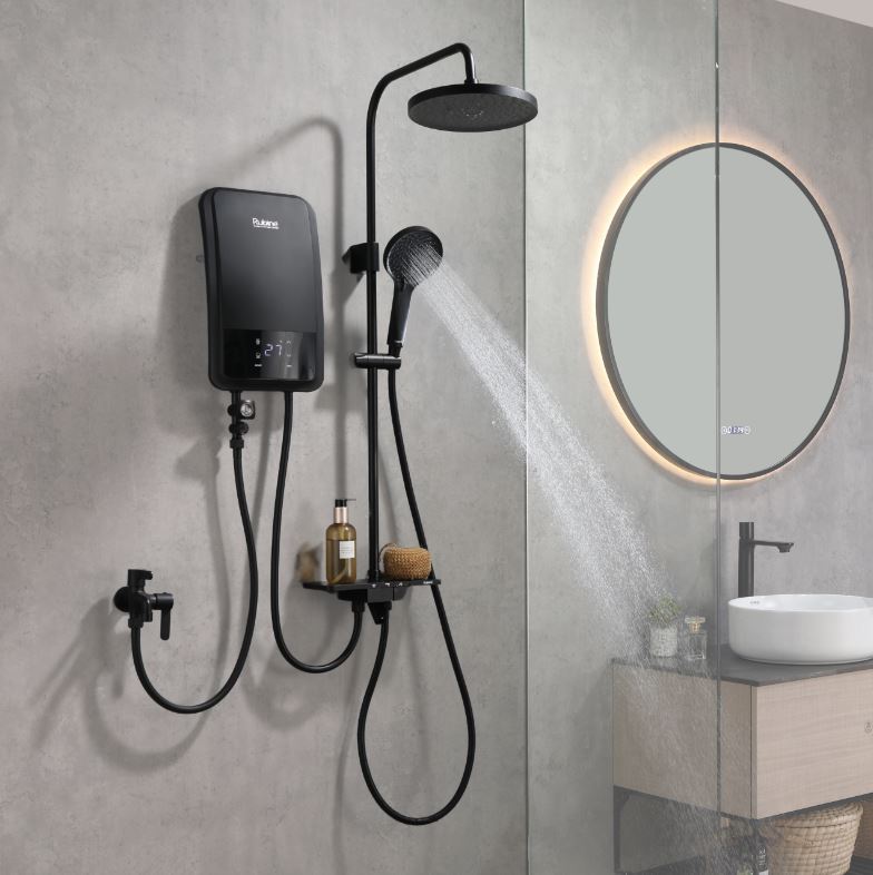 RUBINE INSTANT WATER HEATER ET-123-MB (Matte Black) With DC Pump / FREE EXPRESS DELIVERY - Image 7