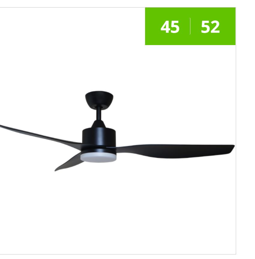 FANZTEC AirMaster 3 Blades Ceiling Fan ( 45"/52" Matte White , Matte Black )With WIFI , DC Motor / FREE EXPRESS DELIVERY - Image 4
