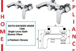 AALTO Single-Lever Bath-Shower Mixer 1306 ( Chrome ) / FREE EXPRESS DELIVERY
