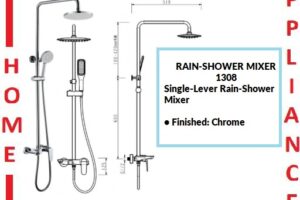 AALTO Single-Lever Rain-Shower Mixer 1308 ( Chrome ) / FREE EXPRESS DELIVERY