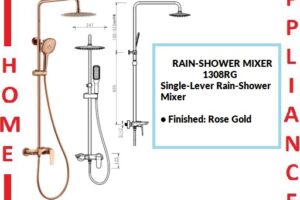 AALTO Single-Lever Rain-Shower Mixer 1308RG ( Rose Gold ) / FREE EXPRESS DELIVERY