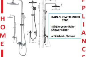 AALTO Single-Lever Rain-Shower Mixer 2806 ( Chrome ) / FREE EXPRESS DELIVERY