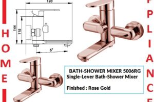 AALTO Single-Lever Bath-Shower Mixer 5006RG ( Rose Gold ) / FREE EXPRESS DELIVERY