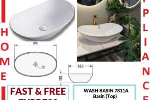 AALTO WASH BASIN  (Top)  7811A ( Glossy White ) / FREE EXPRESS DELIVERY
