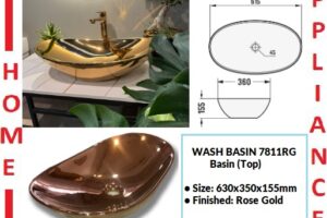 AALTO WASH BASIN (Top) 7811RG ( Rose Gold ) / FREE EXPRESS DELIVERY