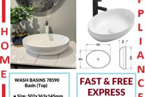 AALTO WASH BASINS (Top) 78590 ( White ) / FREE EXPRESS DELIVERY