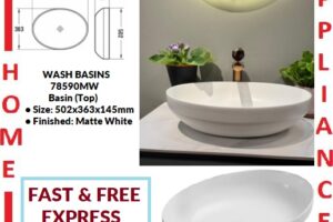 AALTO WASH BASINS (Top)  78590MW ( Matte White ) / FREE EXPRESS DELIVERY