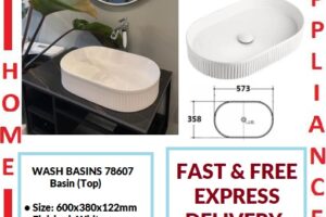 AALTO WASH BASINS (Top) 78607 ( White ) / FREE EXPRESS DELIVERY